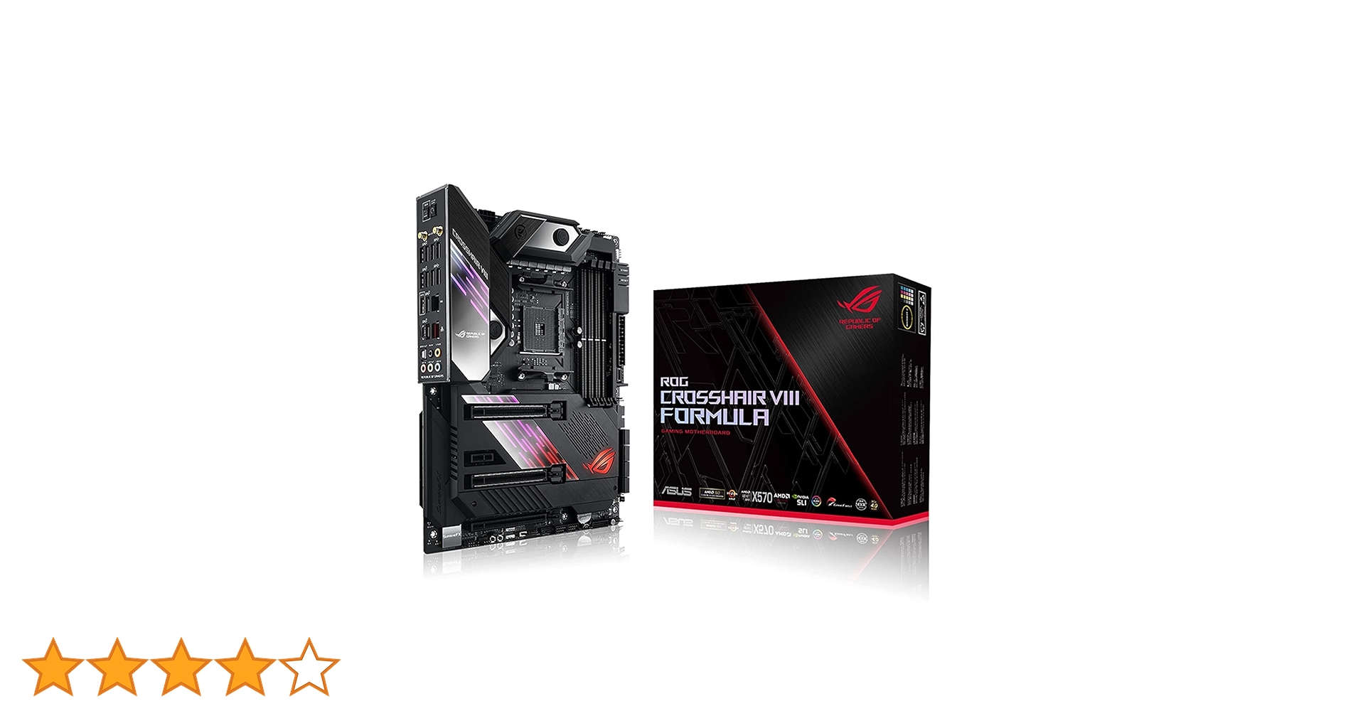マザーボード ROG CROSSHAIR VIII FORMULA/128 RAM/5950X ASUS ROG CROSSHAIR VIII FORMULA Desktop Motherboard - AM4